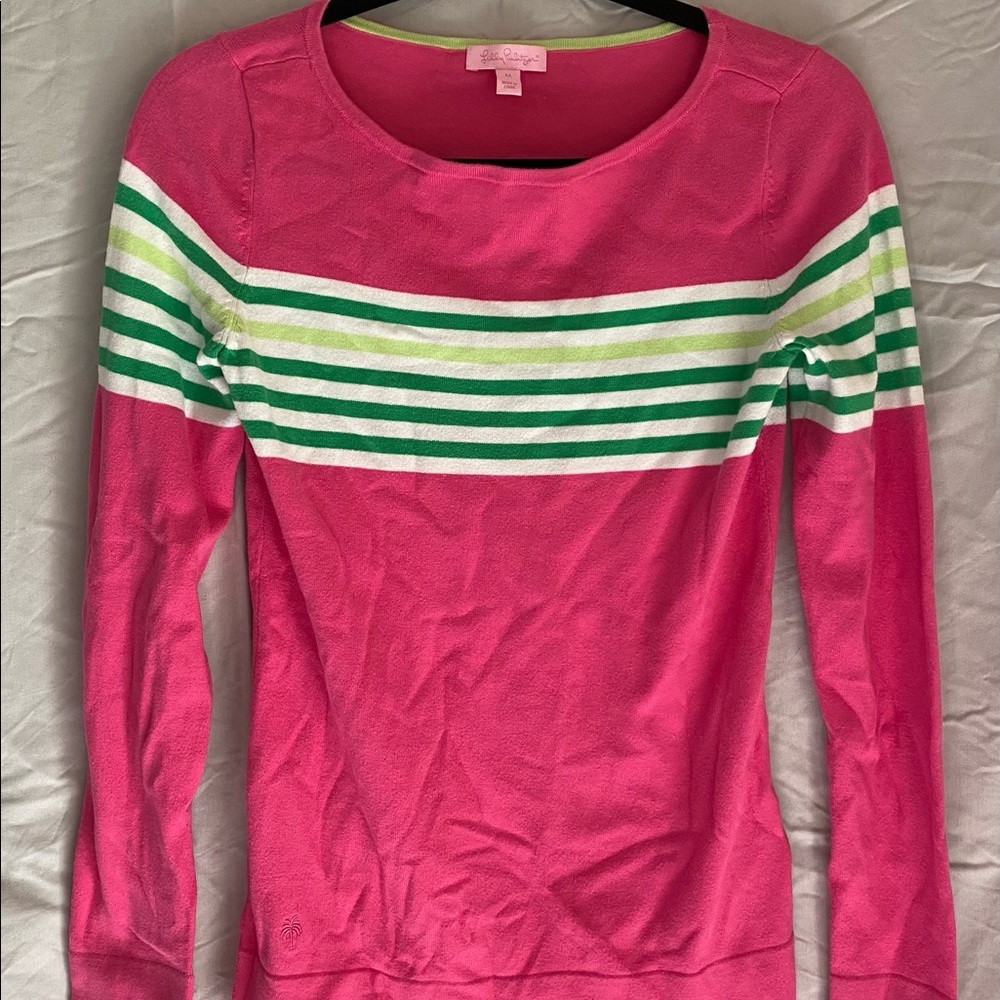 Lilly Pulitzer Long Sleeve Striped Sweater